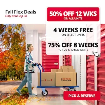 Sentinel Storage - Langley Promotion