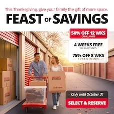 Sentinel Storage - Langley Promotion