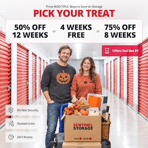 Sentinel Storage - Langley Promotion